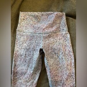 Lululemon leggings gray purple size 4 NWOT